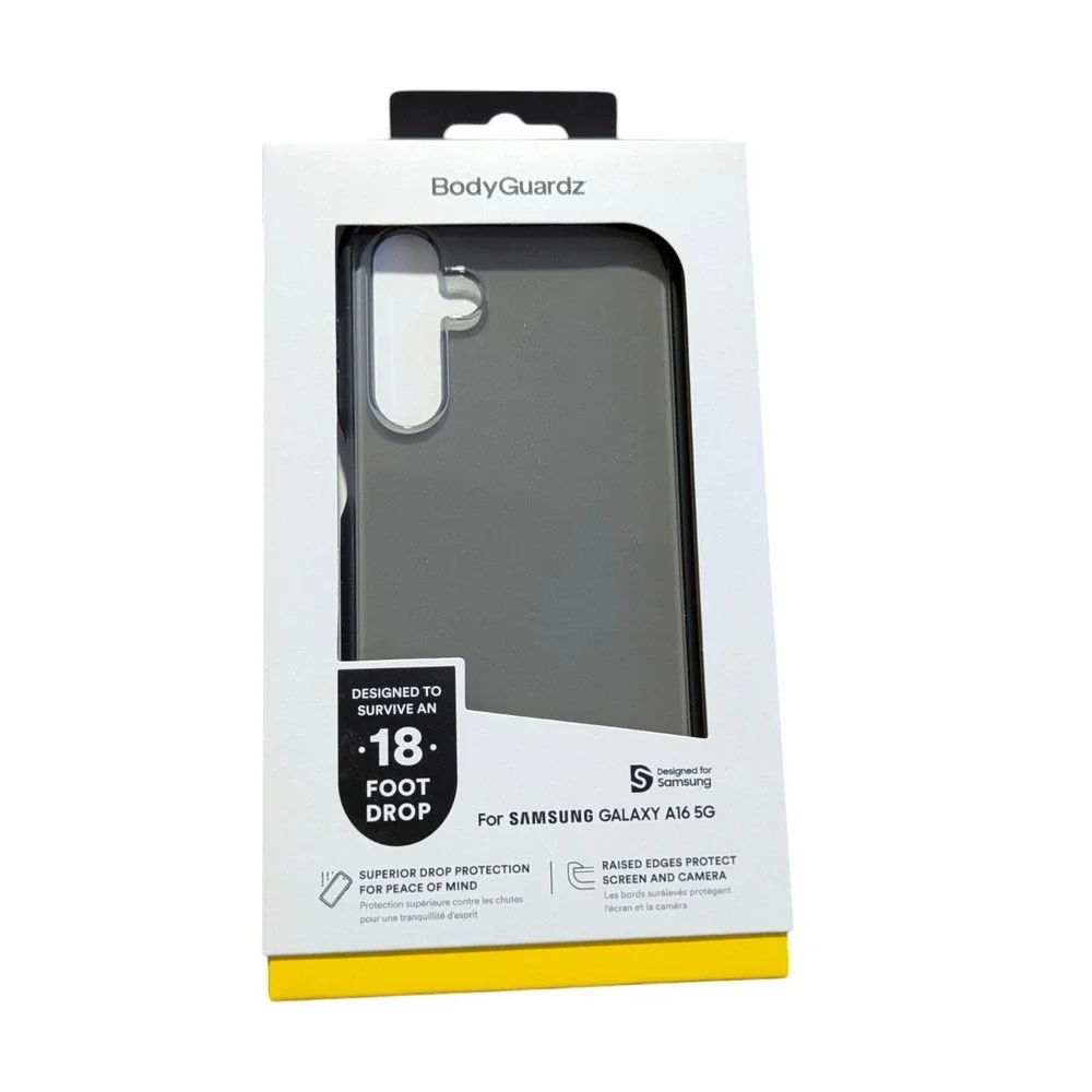 E8. BodyGuardz Ace Pro Case - Samsung Galaxy A16 5G - Smoke / Black